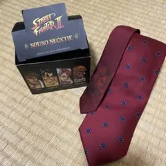 未使用 ストリートファイター2 サウンドネクタイ 春麗 箱付