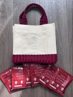 コメダ珈琲　福袋　バッグ　コーヒー6袋セット