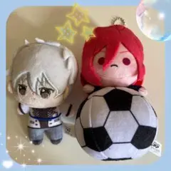 新品⭐️ブルーロック　 ぬいぐるみマスコットキーホルダー 凪誠士郎千切豹馬