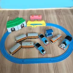 トーマス プラレールセット レール付き＋英語プラス