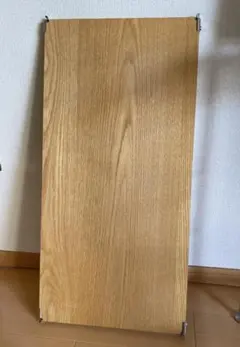 【２枚セット】無印良品 ステンレスユニットシェルフ 追加棚84cm オーク材 2