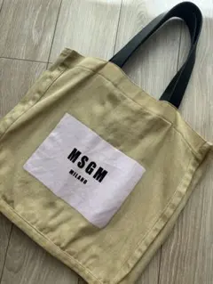 MSGM MILANO キャンバストートバッグ ベージュのサムネイル