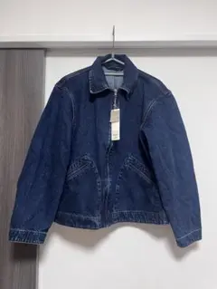 新品未使用 GU デニムジップアップジャケット