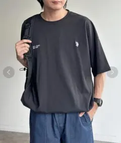 U.S. POLO ASSN.　バルーンTシャツ　ブラック