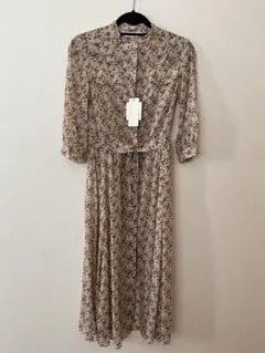 新品未使用【ユニクロトーマスマイヤー】フラワープリント シフォンワンピース