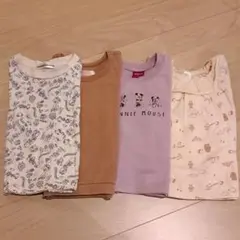 トップス ロンT トレーナー サンリオ ディズニー ４着セット 100cm