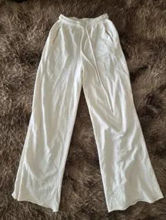 ZARAスウェットパンツS 白