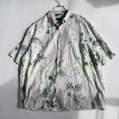 BANANA REPUBLIC 綿麻 リネンシャツ アロハシャツ XLのサムネイル