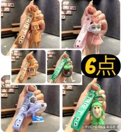 ⭐️トゥントゥントゥンサフール キーホルダー ストラップ ブレインロット6点セット