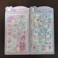 アニマルシール 2シートセット お尻シール 人気 海外輸入品 シール帳
