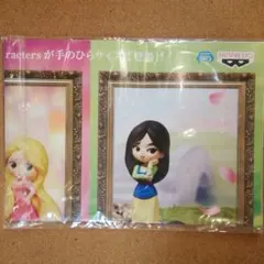 ディズニー　Qposket　販促ポスター　非売品　バンプレスト