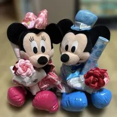 ミッキーとミニー ぬいぐるみ 結婚式 ウェディング 電報