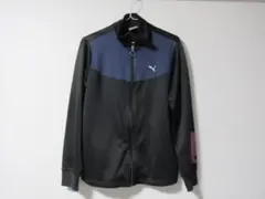PUMA ジャージジャケット L 黒/青