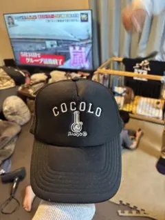 COCOLO ブラック メッシュキャップのサムネイル