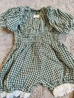 韓国服女の子オールインワン　かぼちゃパンツ　Mサイズ　90から100センチ