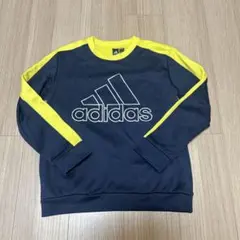 adidas トレーナー 140 ネイビー/イエロー