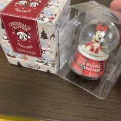 ディズニー　スノーグローブ　ミニー