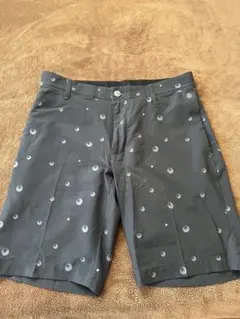 adidas ドット柄パンツ グレー