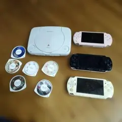 PSP本体 3台とゲームディスク 6枚セット