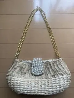 かごバッグ パール 3way ショルダーバッグ ハンドバッグ クラッチ