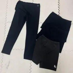 ユニクロ　ヒートテックレギンス　ドライオーバーパンツ3枚　女の子　120〜140