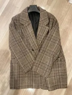 ☆年末価格☆BLATE チェック柄ダブルジャケットコート