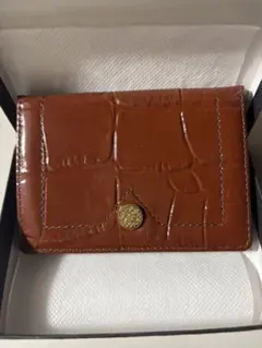 皇居 財布 クロコダイル柄 長財布 オレンジ - メルカリ