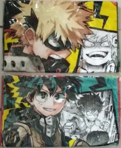 僕のヒーローアカデミア フルカラーフェイスタオル 爆豪勝己 緑谷出久