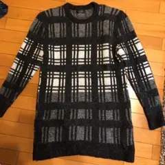 ロングニットオーバーサイズニットワンピースZARA