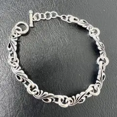 SVシルバー925ビーズ Lサイズ✨6mm✨8個 ゴローズの鹿革紐に通せます