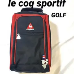 ⭐️ルコックスポルティフゴルフシューズケース ブラック×レッド 美品