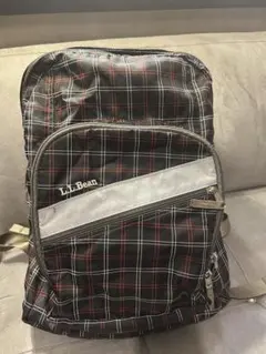 L.L.Bean デラックス・ブック・バックパック　チェックサイズ大きめ，大人