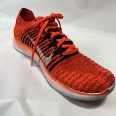 NIKE(ナイキ) フライニット ランニングシューズ オレンジ26.5cm