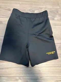 【美品】GOLD'S GYM インナー付バイクショーツ BK(XL)