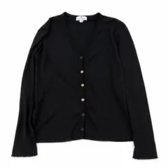 courreges クレージュ 長袖 カーディガン ブラック 7Rのサムネイル