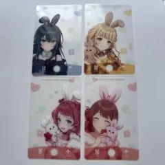 学園アイドルマスター　花海咲季　花海佑芽　月村手毬　藤田ことね　クリアカード