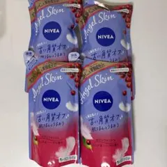 ニベア　エンジェルスキンボディウォッシュ　カシス＆ハーブ　360ml×4のサムネイル