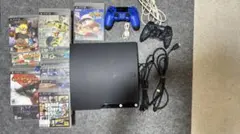 PS3 本体CECH-2000A+ コントローラー2個 + ゲームソフト 12本