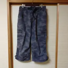 EUROYAL グレー カーゴパンツ 迷彩 調整可能な裾 Lサイズ
