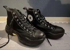 コンバースall starブラック 厚底 ハイカットスニーカー　27.5