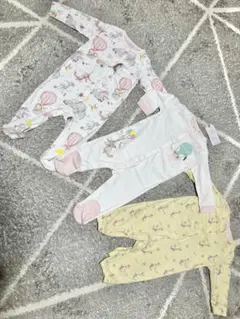 【新品２枚】next baby 6-9m 脚付きロンパース 3枚セット