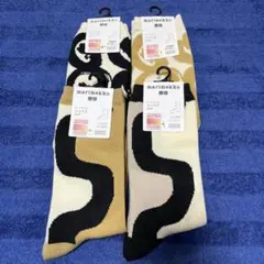 marimekko HEATTECH 波模様ソックス 4足セットのサムネイル