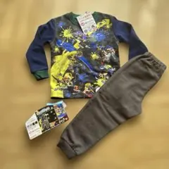 新品バンダイ スプラトゥーン3 光るパジャマ長袖 キッズ男の子110センチ