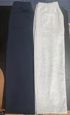 ユニクロC スウェットワイドパンツ ネイビー・グレー 2点セット！両方Mサイズ