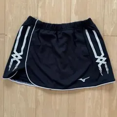 MIZUNO ウィメンズ テニススコート M ブラックのサムネイル