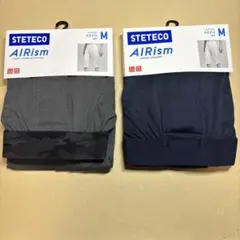 【新品未使用】ユニクロ　エアリズム　ステテコ　MEN ２個セット Mサイズ
