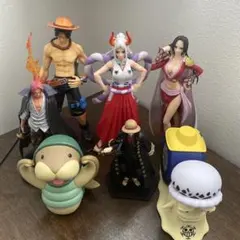 ワンピース アクションフィギュア 6体セット ステッカーつけます！