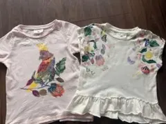 【本日限りお値下げ】 H&M ミシェルモーリン Tシャツ 104 2着セットのサムネイル
