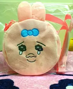 おぱんちゅうさぎ♡おかおショルダーポシェットです^_^