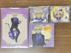 東京リベンジャーズ プリンセスカフェ 灰谷竜胆 缶バッジ ポスカ コースター